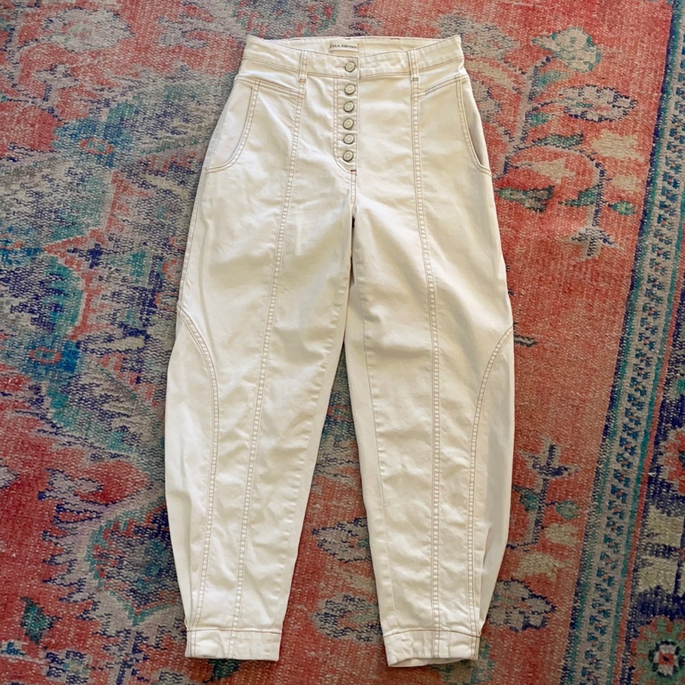 Ulla Johnson Brodie Jean in Cream